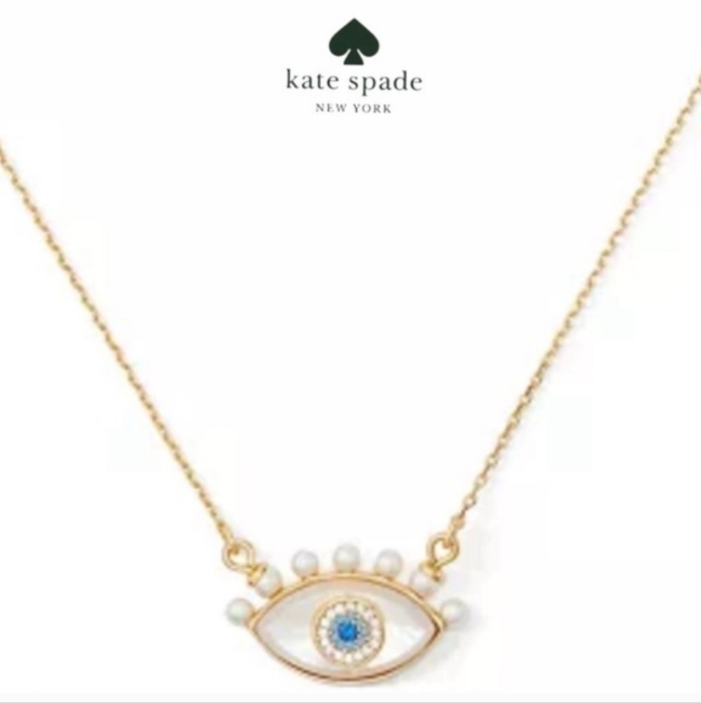 Kate Spade Evil Eye All Seeing Pendant Necklace